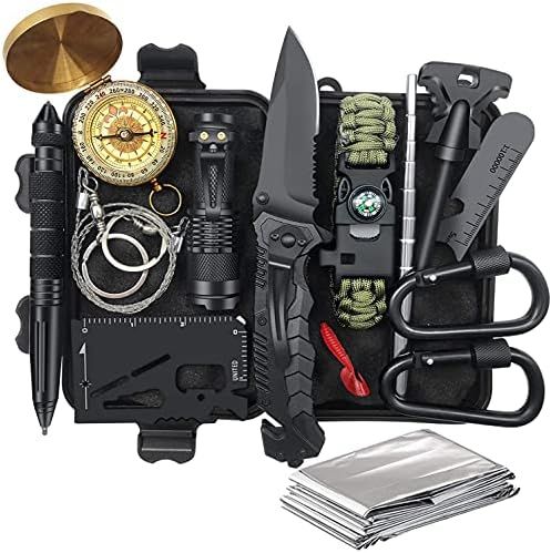Gifts for Men Dad Husband, Survival Kit 14 in 1, Christmas Stocking Stuffers, Survival Gear and E... | Amazon (US)