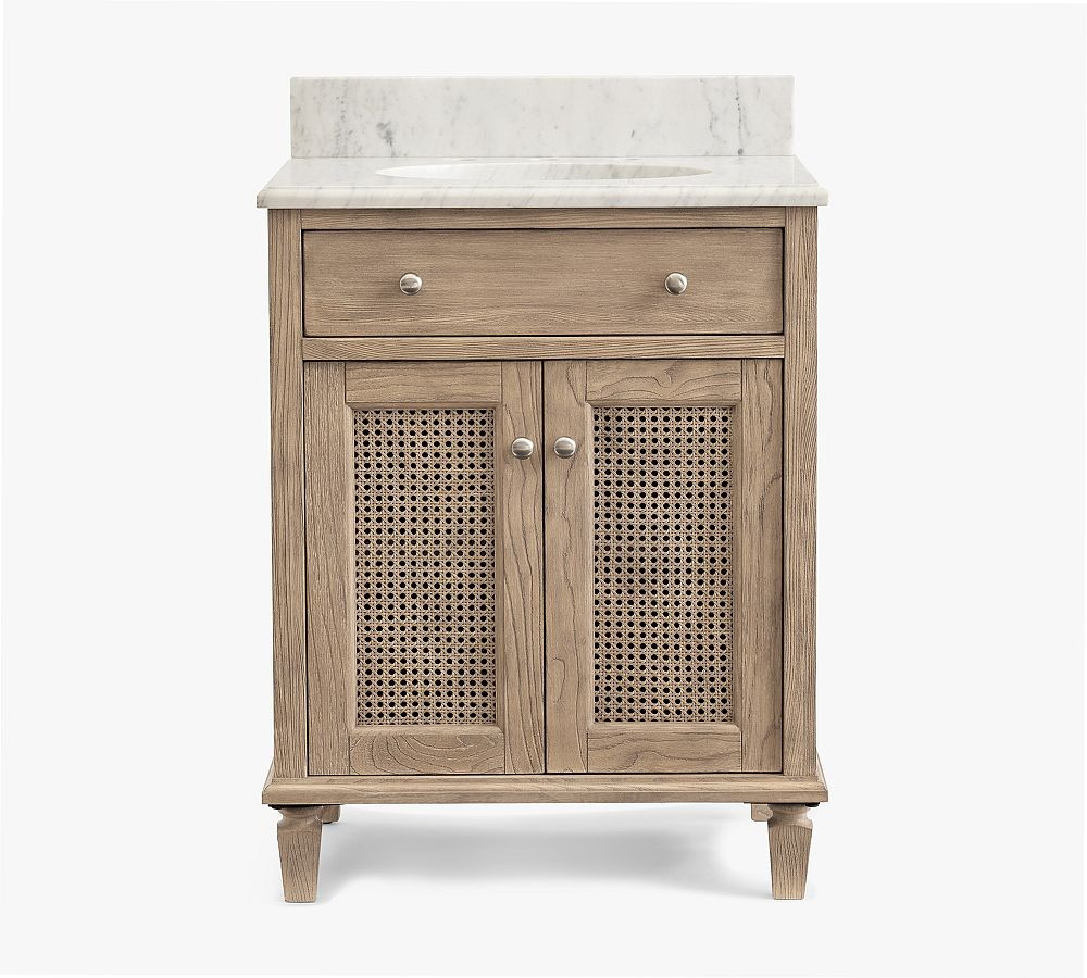 Sausalito 26""w x 22""d Single Sink Vanity, Seadrift | Pottery Barn (US)