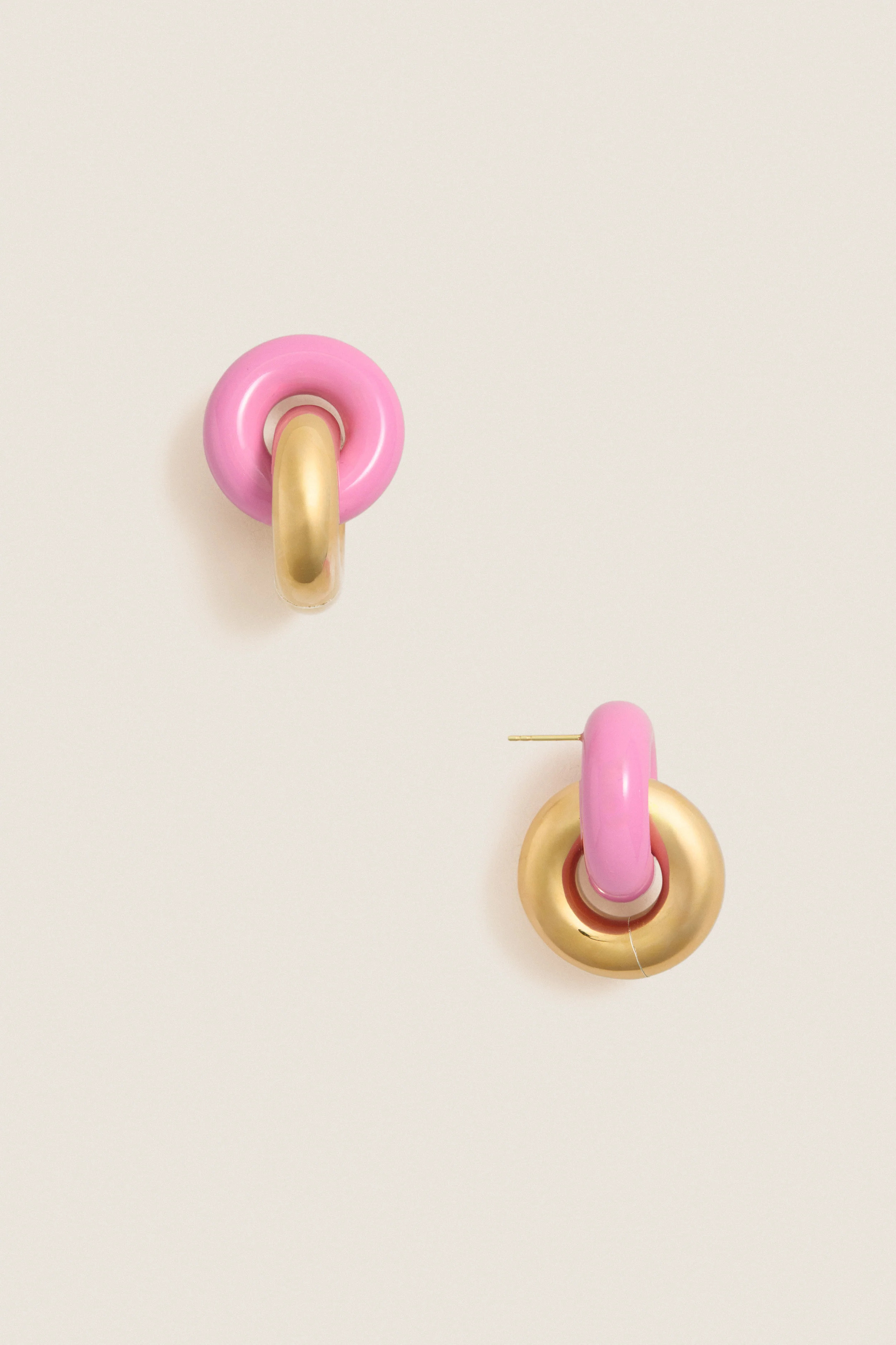 Cotton Candy and Gold Cumulus Earrings | Tuckernuck (US)