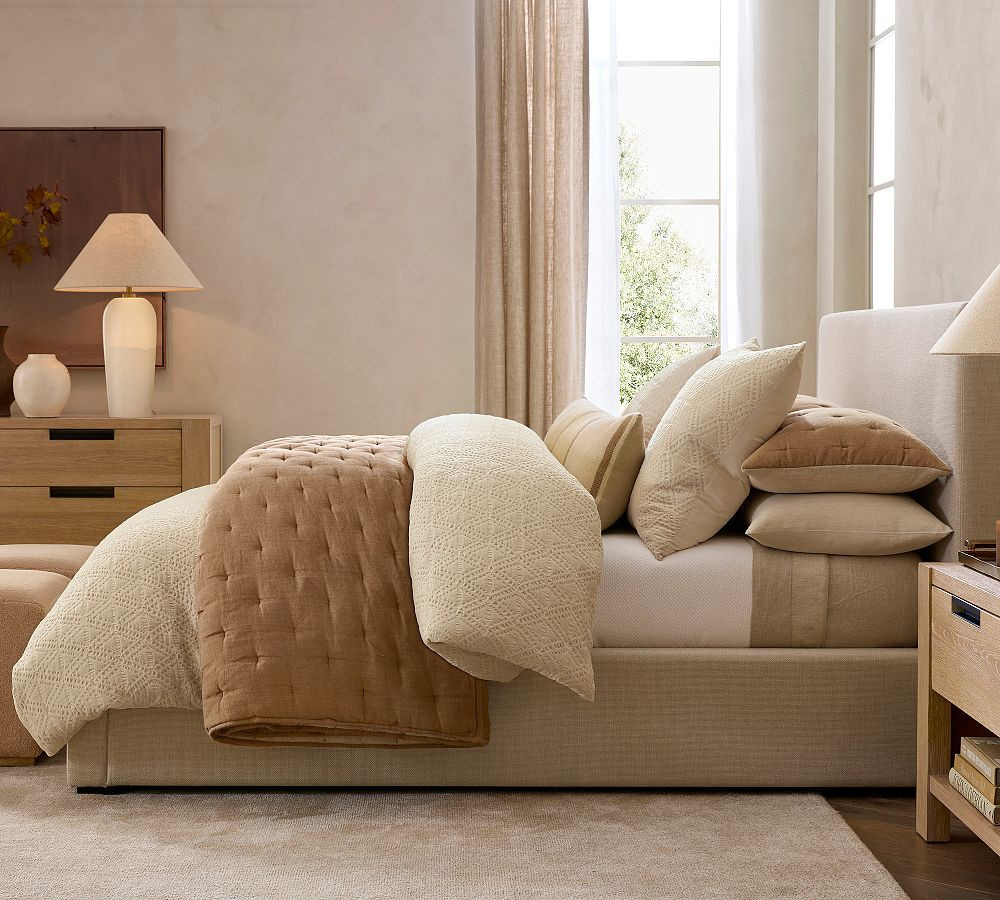Everyday Linen Comfort Quilt | Pottery Barn (US)