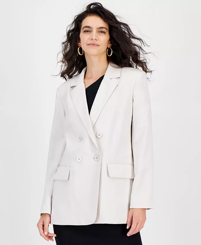 Bar III Women's Double-Breasted Blazer, Created for Macy's - Macy's | Macys (US)