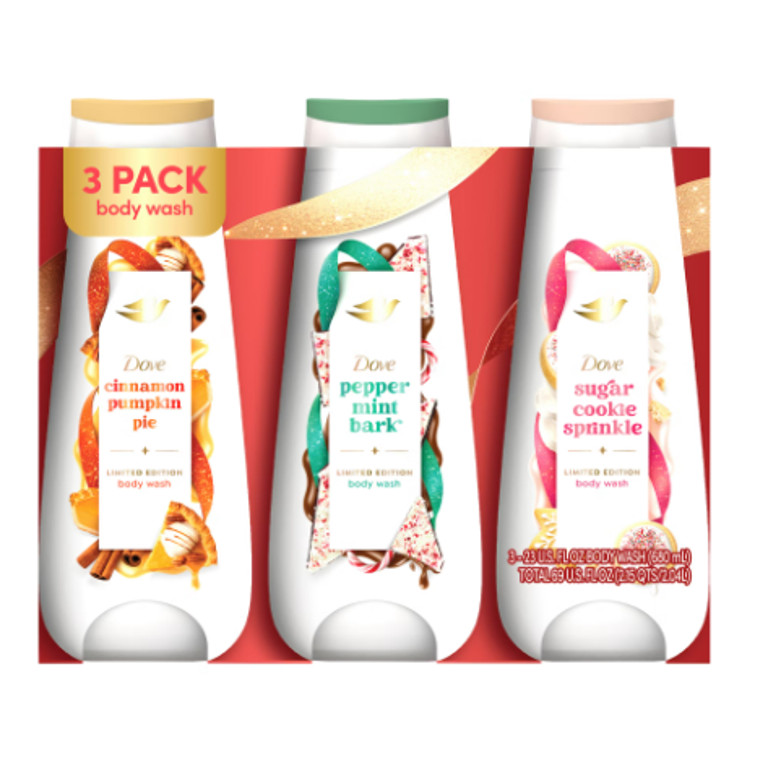 Dove Limited Edition Holiday Treats Body Wash, 3 pk./23 oz. | Walmart (US)