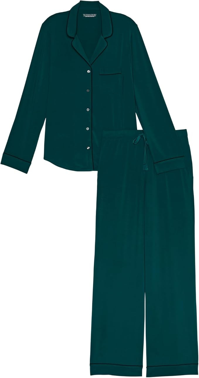 Victoria's Secret Modal Pajama Set, Long Sleeve Shirt and Pajama Pant Set, Sleepwear for Women (X... | Amazon (US)