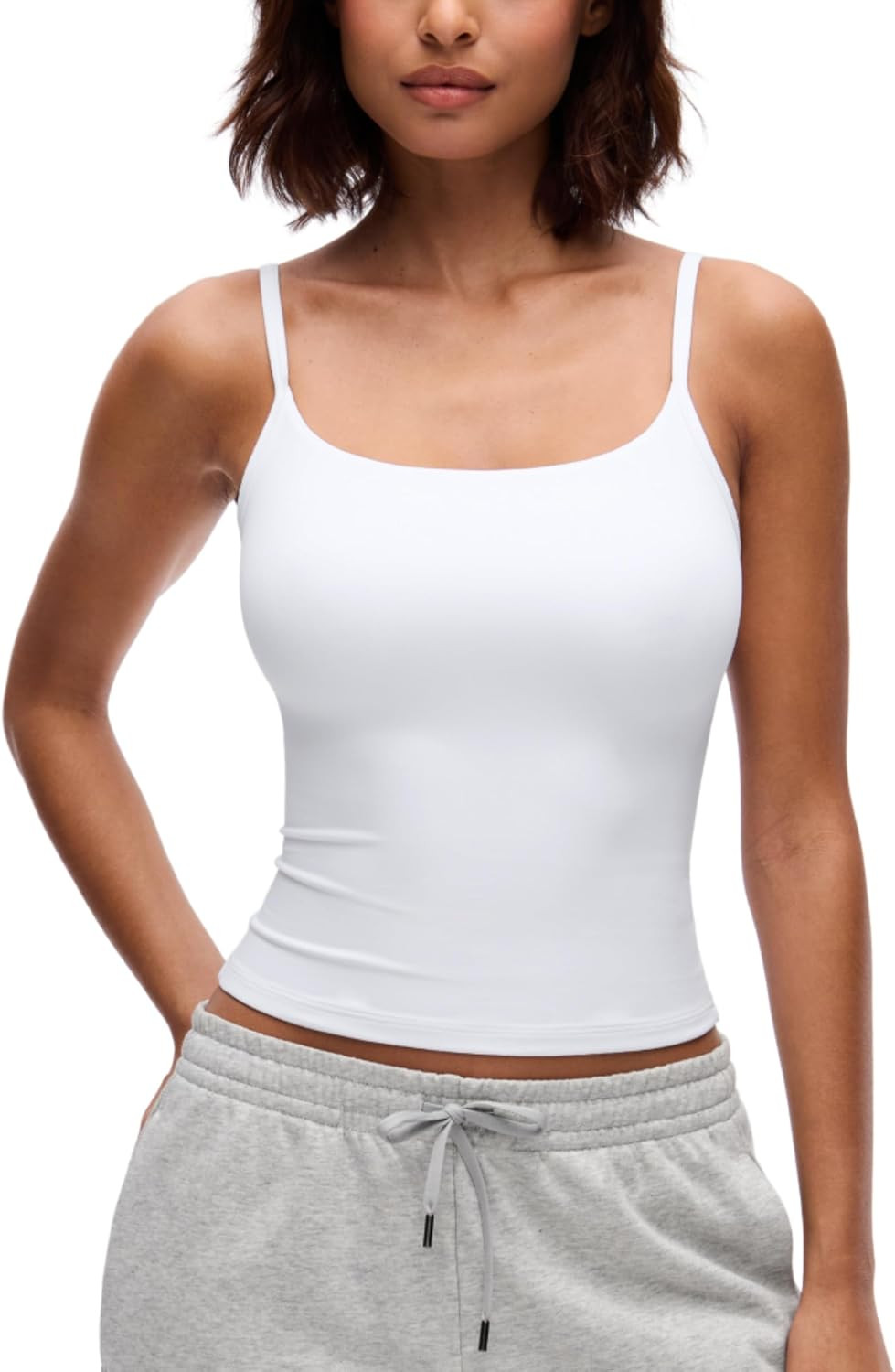 CRZ YOGA Softembrace Scoop Neck Cami Tank Top | Amazon (US)