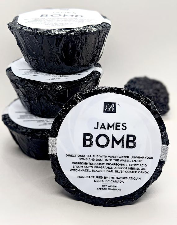 JAMES BOMB 007,Men's Bath Bomb, Unique Gifts, Men's Christmas Gifts | Etsy (US)