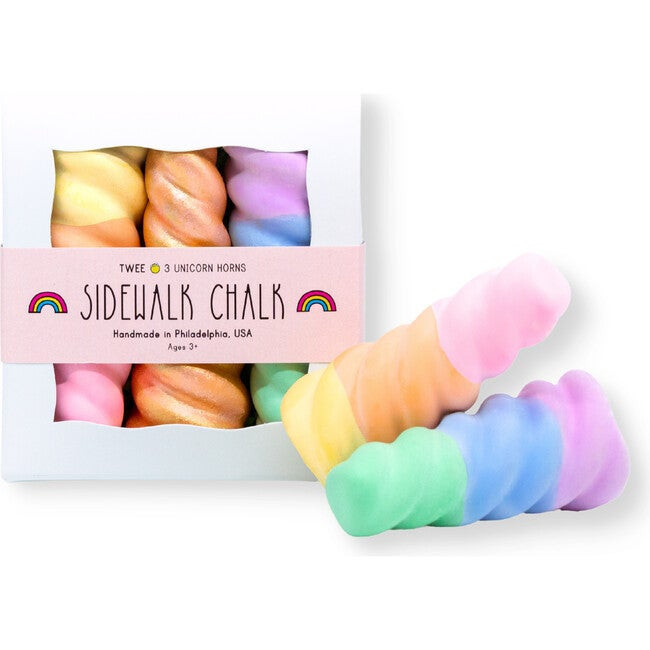TWEE Rainbow Unicorn Horns Handmade  Chalk | Maisonette