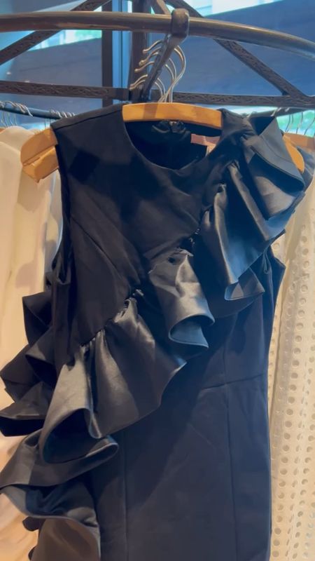 We are loving this little black dress as the perfect option for a wedding! The ruffle detail across the front is so fun

#LTKFind #LTKxAnthro #LTKstyletip