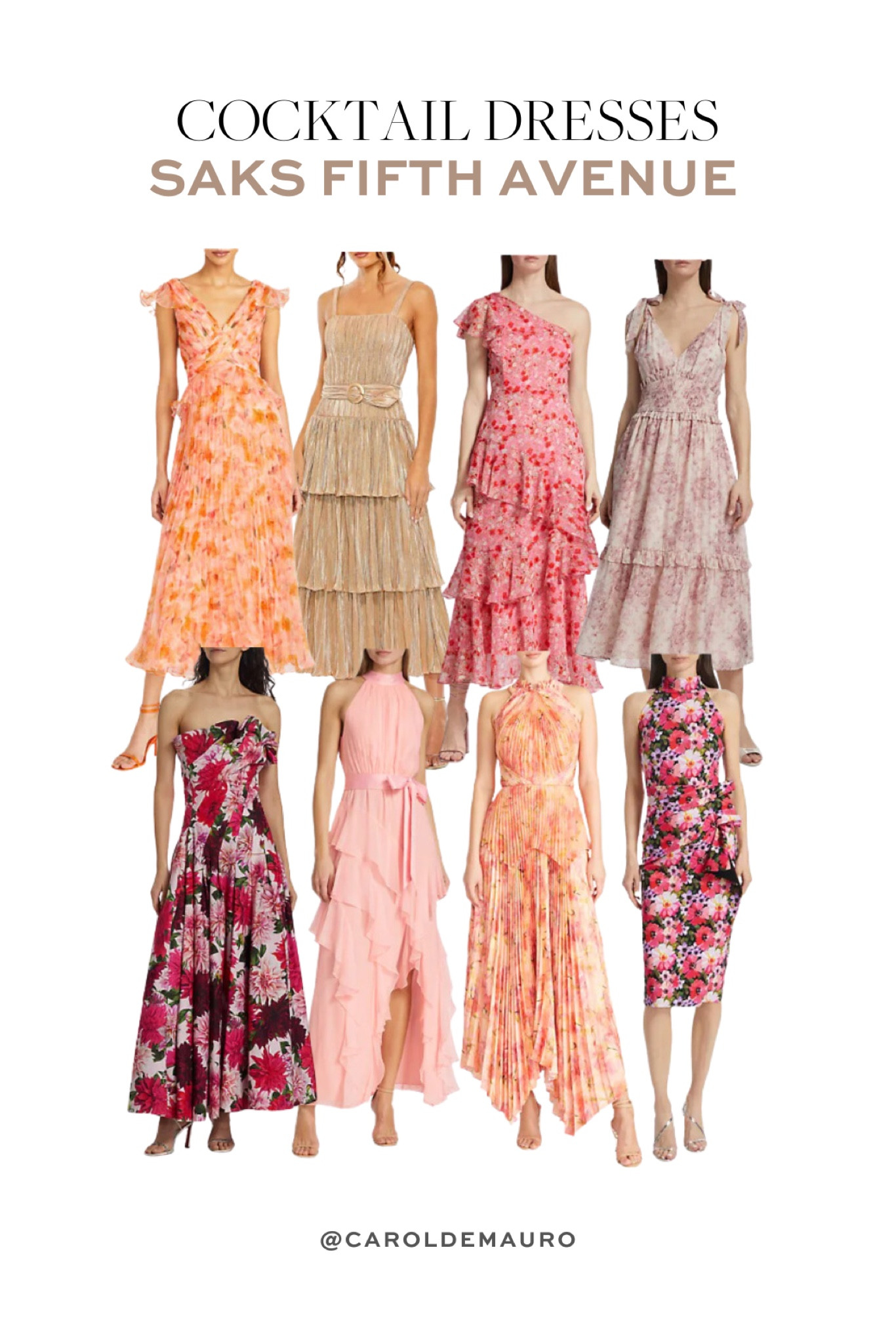 Saks 5th ave cocktail hot sale dresses