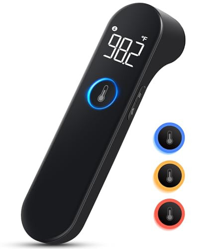 No-Touch Forehead Thermometer for Adults and Kids, Fast Accurate Baby Thermometer with Fever Alarm & Mute Mode, FSA HSA Eligible - Take Quick Temperature Easily | Amazon (US)
