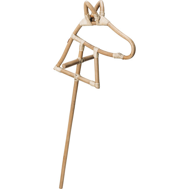 Rattan Stick Horse, Natural | Maisonette