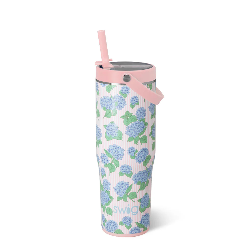 Hydrangeas To-Go Tumbler 30oz | Swig Life