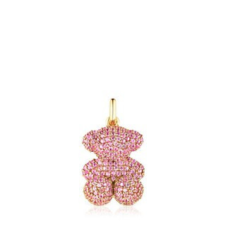 Sapphire and gold Bold Bear pendant | TOUS USA