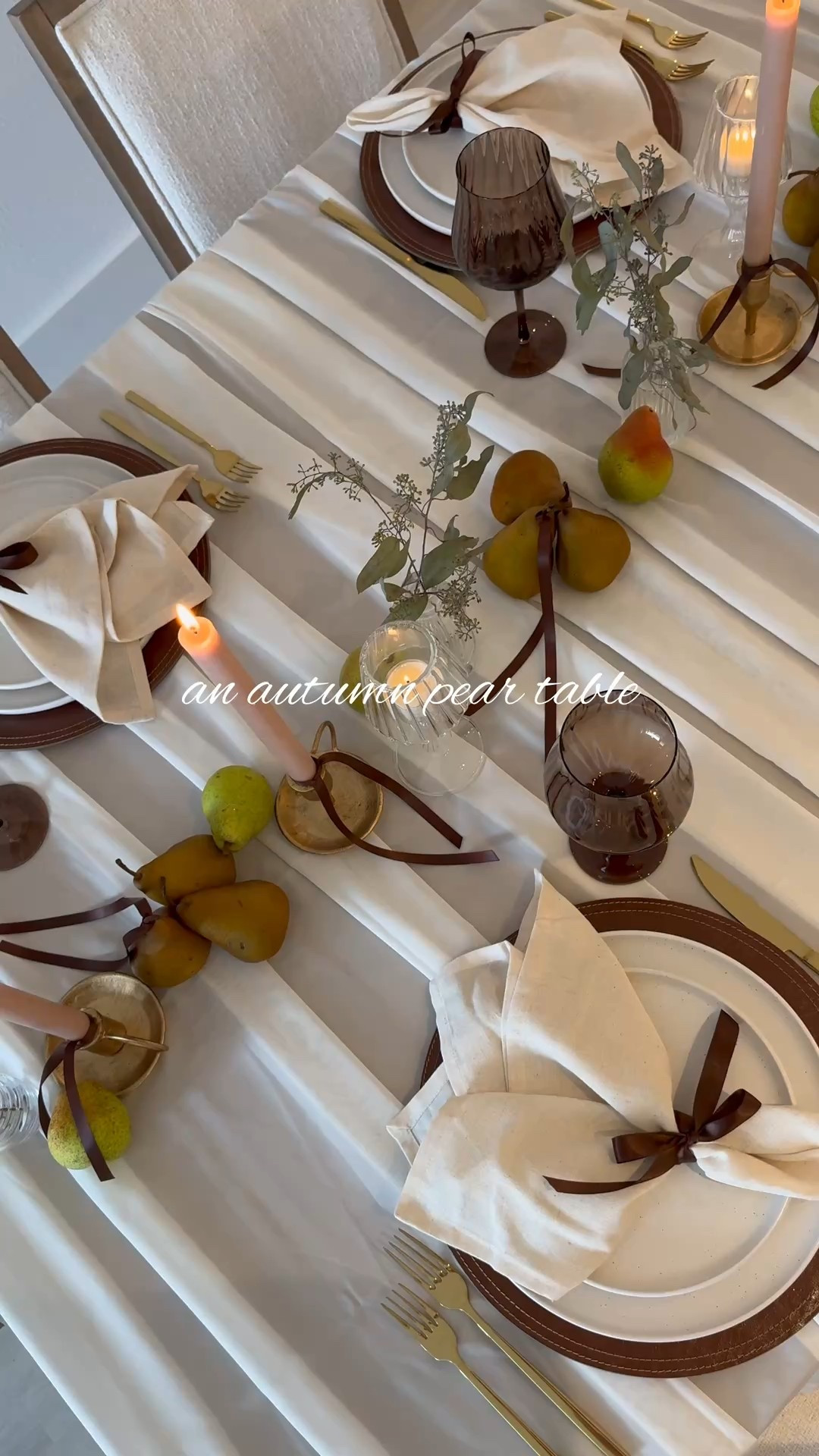 A cozy fall table, inspired by pears 🍂

#LTKSeasonal #LTKHome #LTKParties