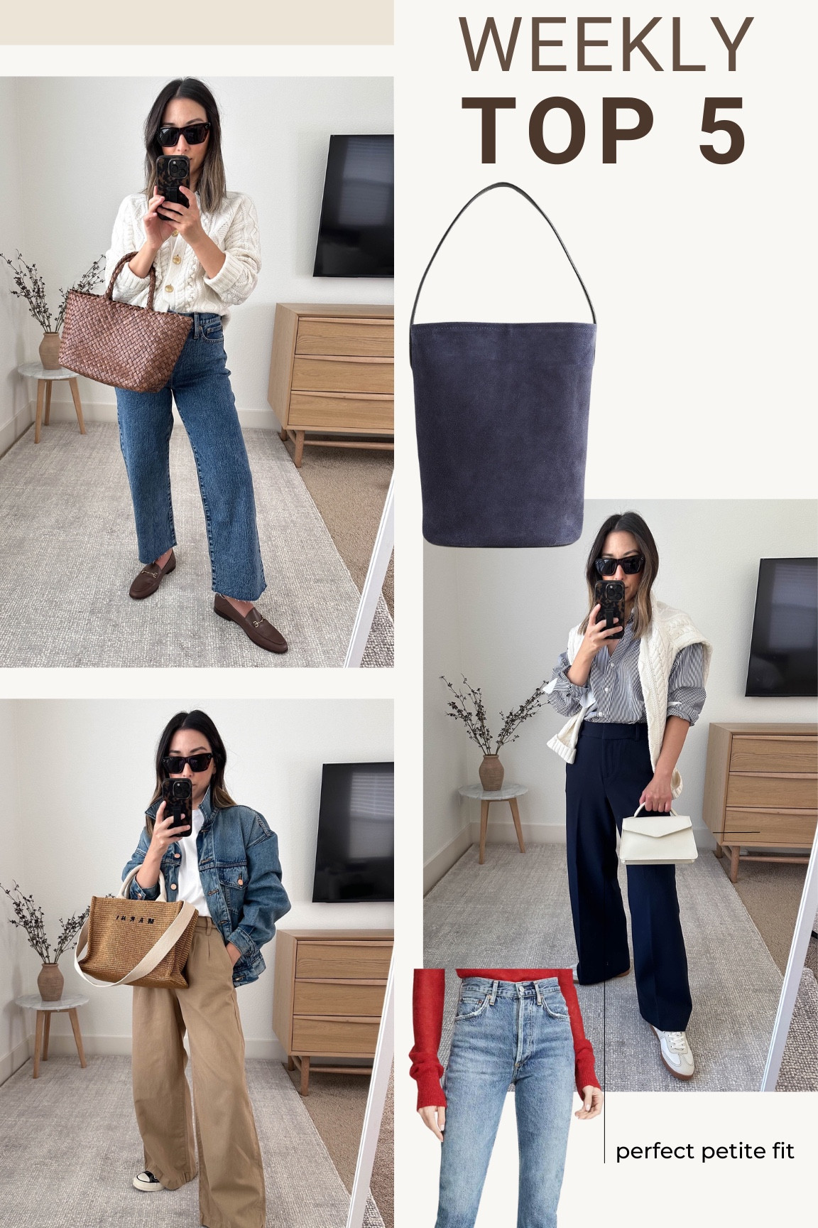 Weekly top 5. Weekly bestsellers. 

Fall style, petite style, jeans, trousers 

#LTKitbag #LTKsalealert #LTKSale