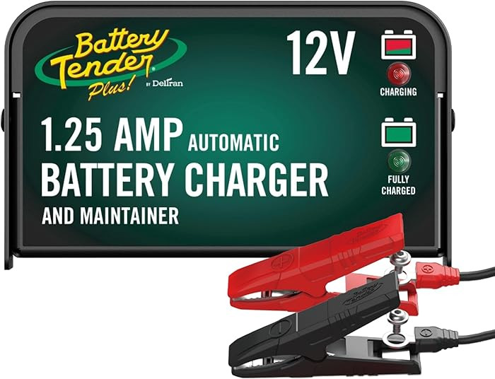 Battery Tender Plus 12V 1.25 AMP Car & Motorcycle Battery Charger | Amazon (US)