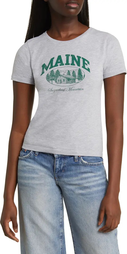 GOLDEN HOUR Maine Sugarloaf Mountain Graphic T-Shirt | Nordstrom | Nordstrom