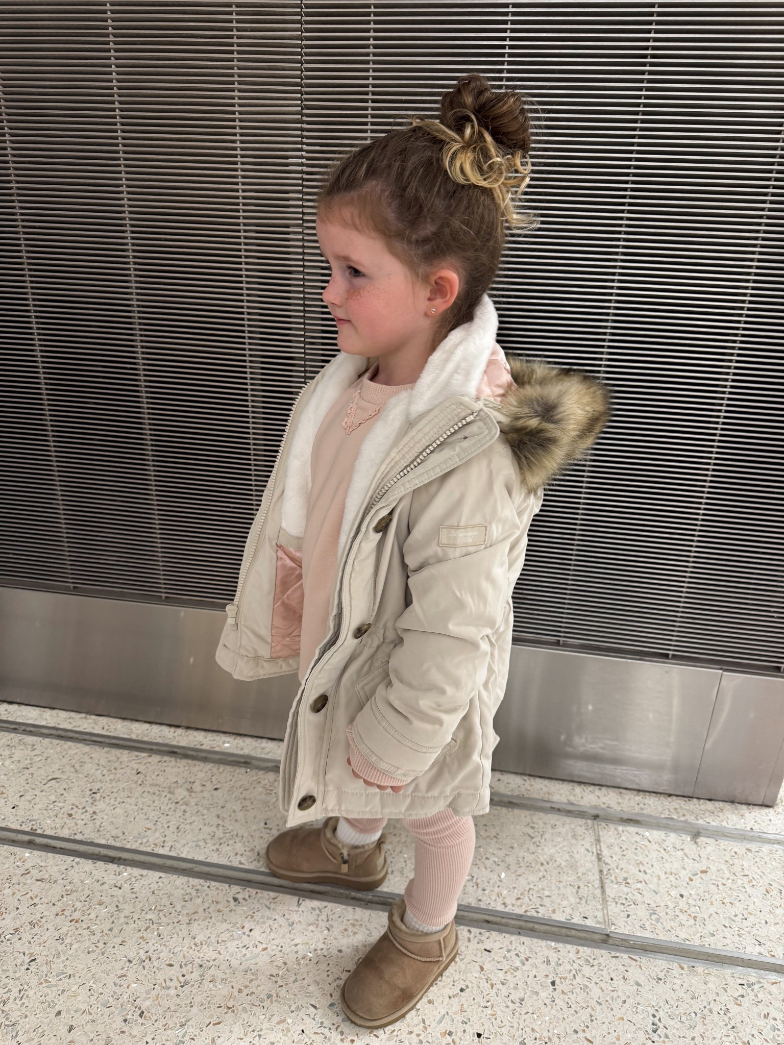 Girls winter travel look with boots sweats and long parka

#LTKKids #LTKTravel #LTKSaleAlert