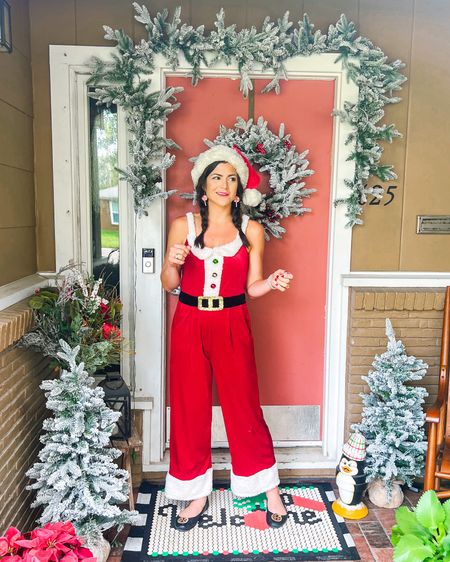 Had so many compliments and questions about this Santa jumpsuit I knew I had to share. Super comfy and festive and just $10!

#LTKSeasonal #LTKHoliday #LTKunder50