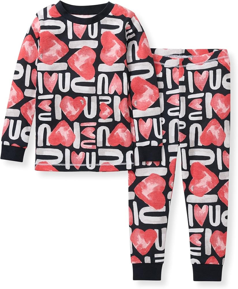 Burt's Bees Baby Boys' 2-Piece Long Sleeve Tee and Pants Organic Cotton Pajama Set | Amazon (US)