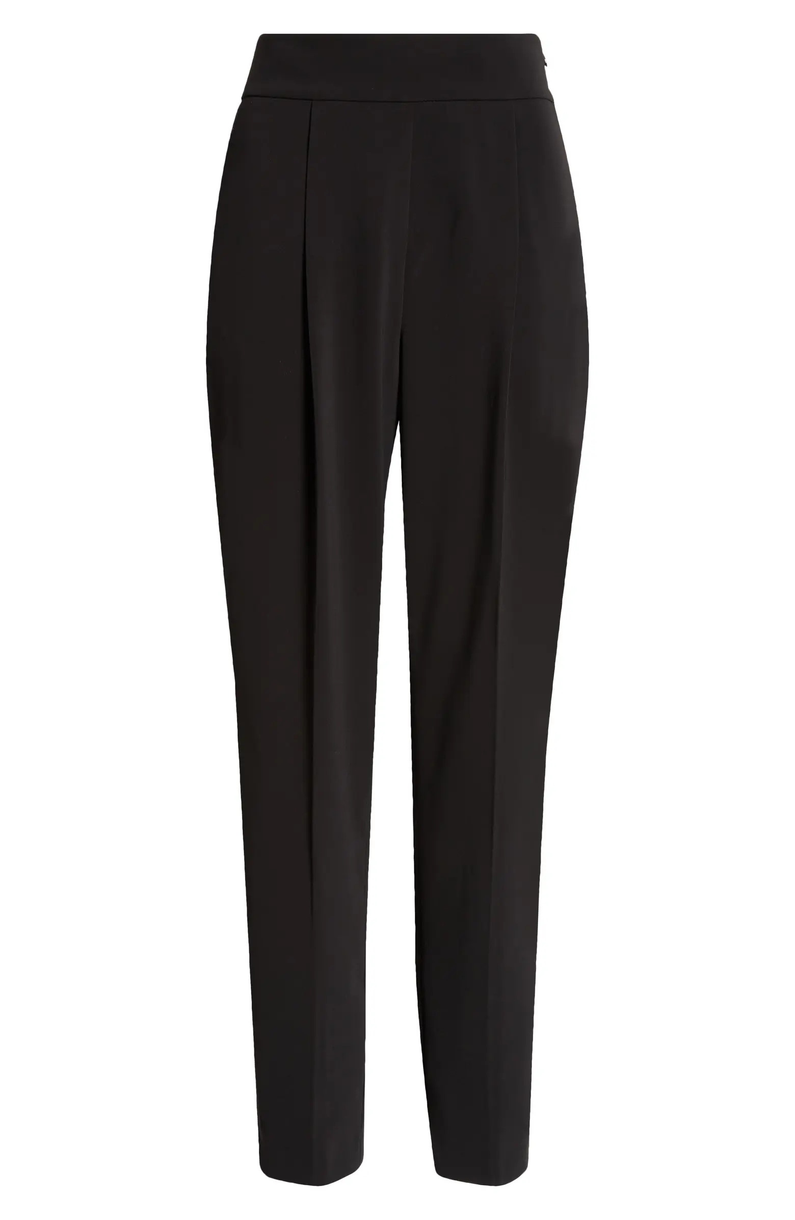 Akris punto Caro Pleat Front Tapered Leg Ankle Pants | Nordstrom | Nordstrom