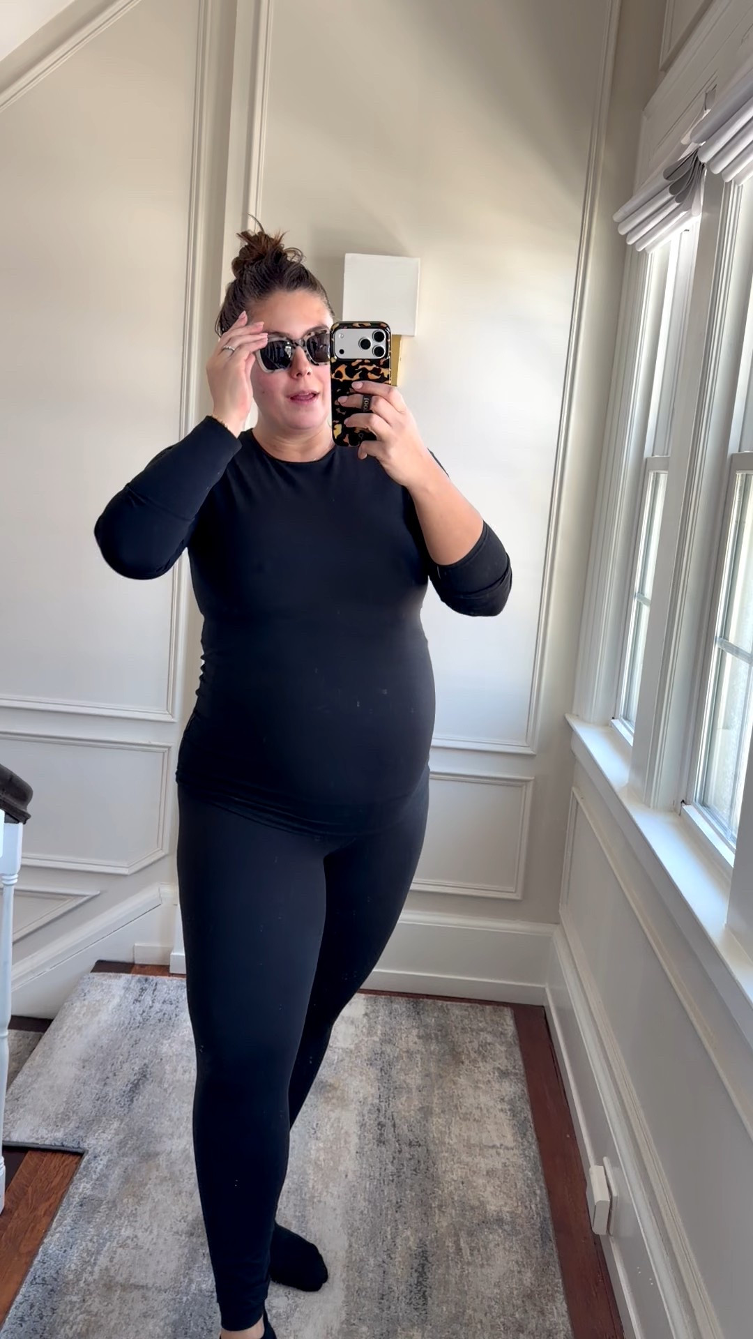 Today’s outfit - Pilates bump friendly workout - comes in non maternity wearing XL in all 

#LTKBump #LTKfitnessgoals #LTKootd