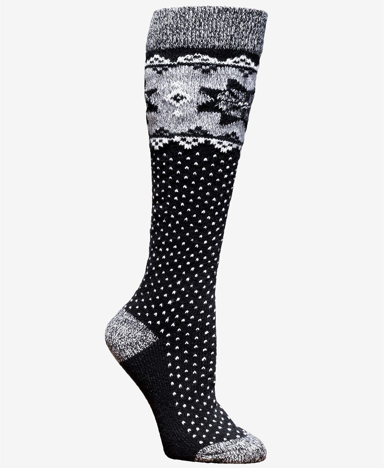 Women's 1-Pk. Fair Isle Knee Socks | Macys (US)