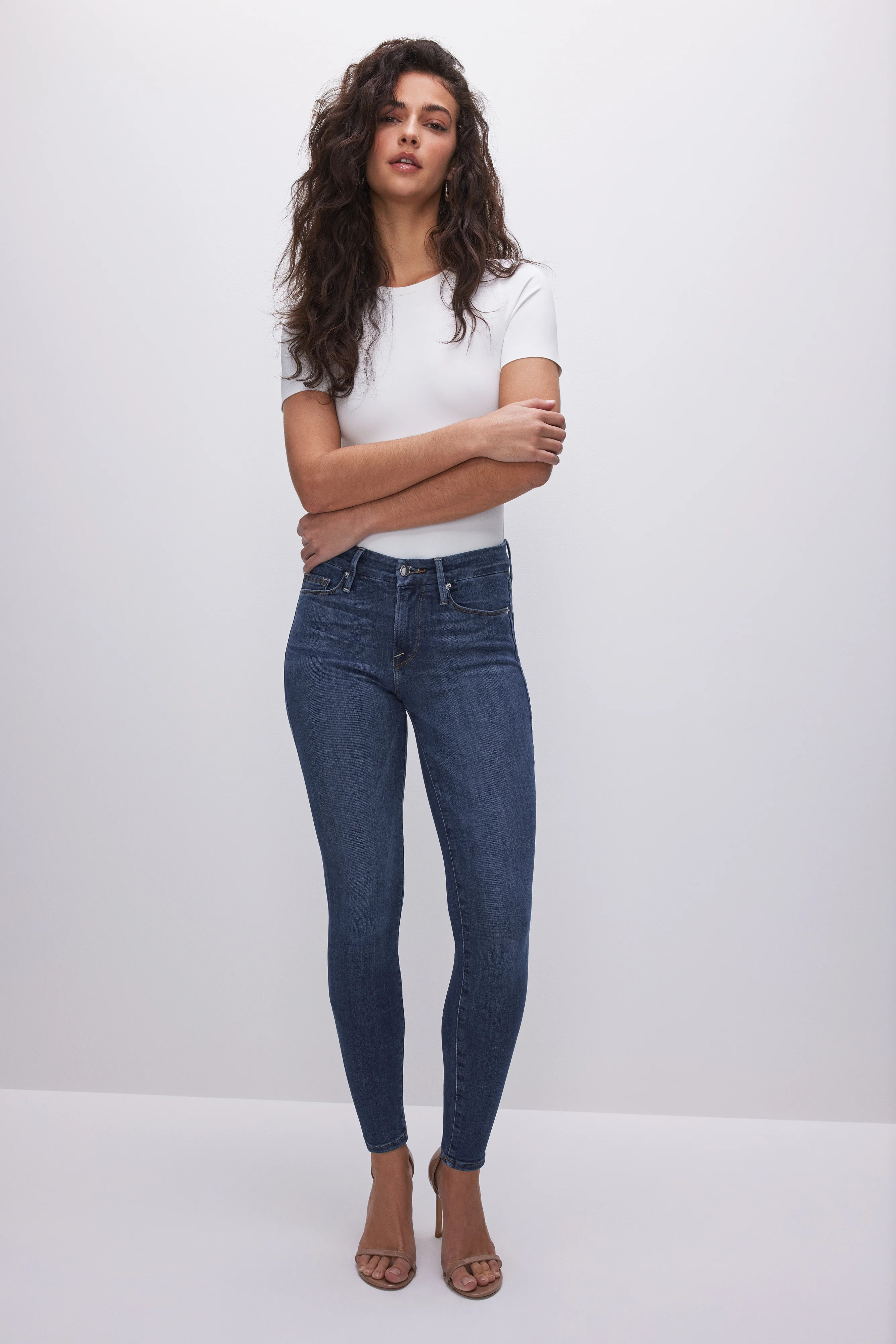 GOOD LEGS SKINNY JEANS | BLUE004 - GOOD AMERICAN | Good American