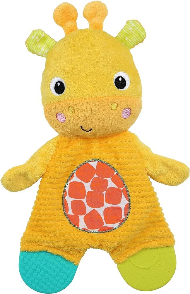 Bright Starts Snuggle & Teethe BPA-free Crinkle Teething Plush Baby Toy - Giraffe | Amazon (US)