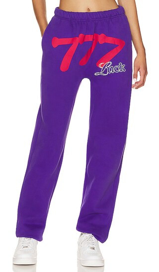 777 Luck Sweatpant in Violet | Revolve Clothing (Global)