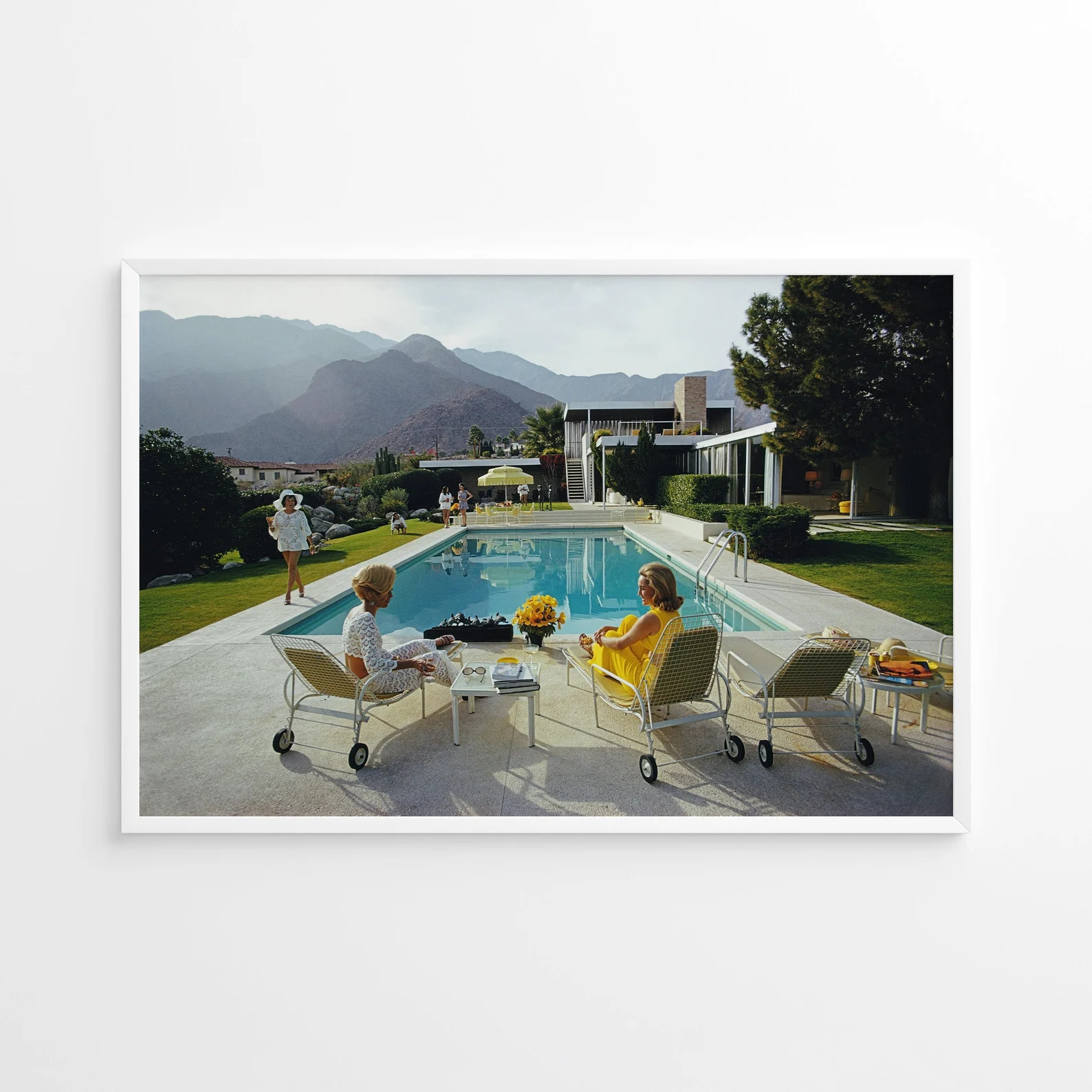 Slim Aarons Poolside Gossip Print Poster, Vintage Print, Photography Prints, High Society Photo P... | Etsy (US)