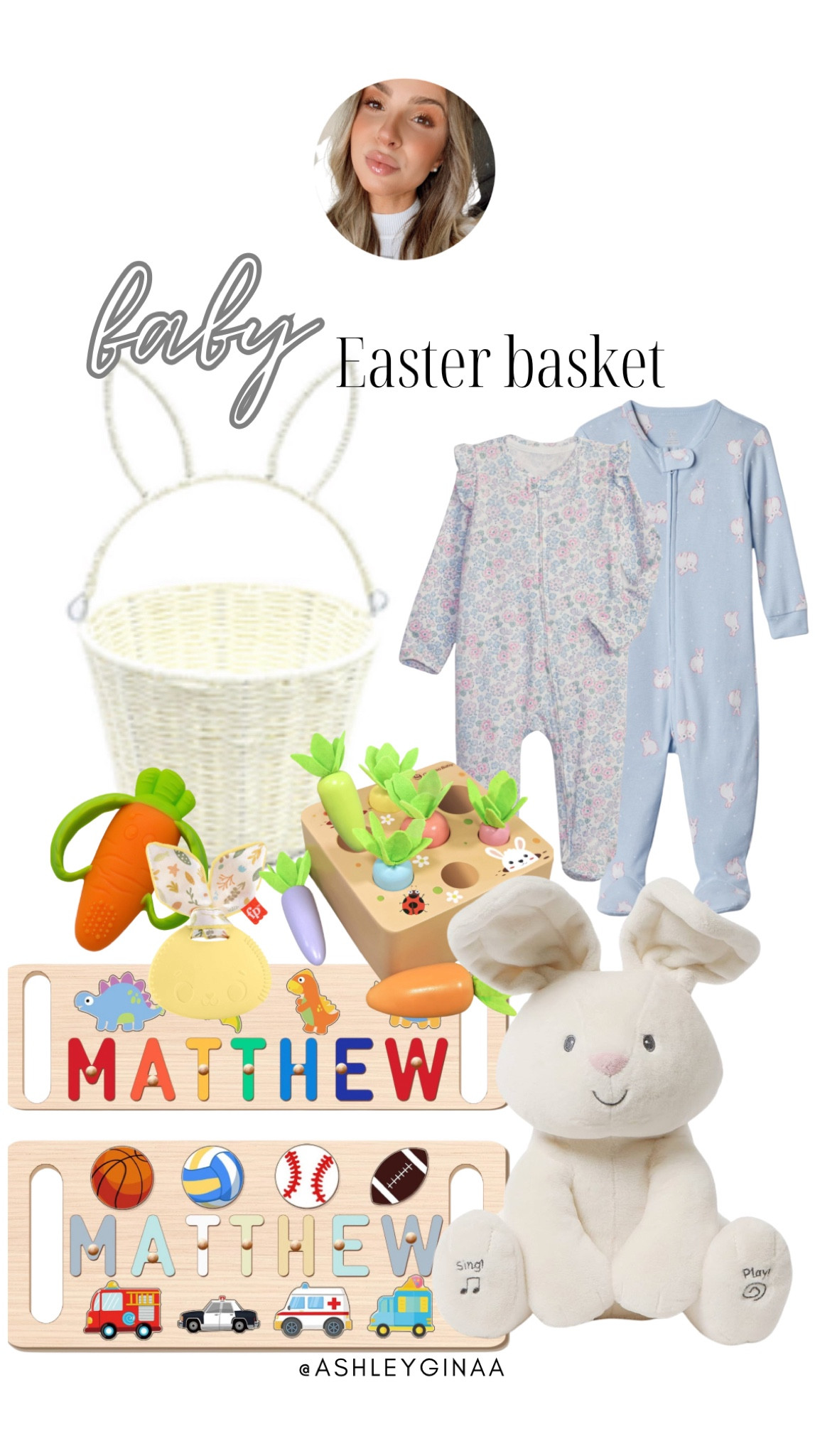 Easter basket ideas for baby #babysfirsteaster #firsteaster #easterbasket #LTKbaby

#LTKkids #LTKSpringSale #LTKbaby