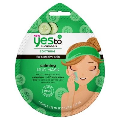 Yes To Cucumbers Single Use Mud Mask  -.33oz | Target
