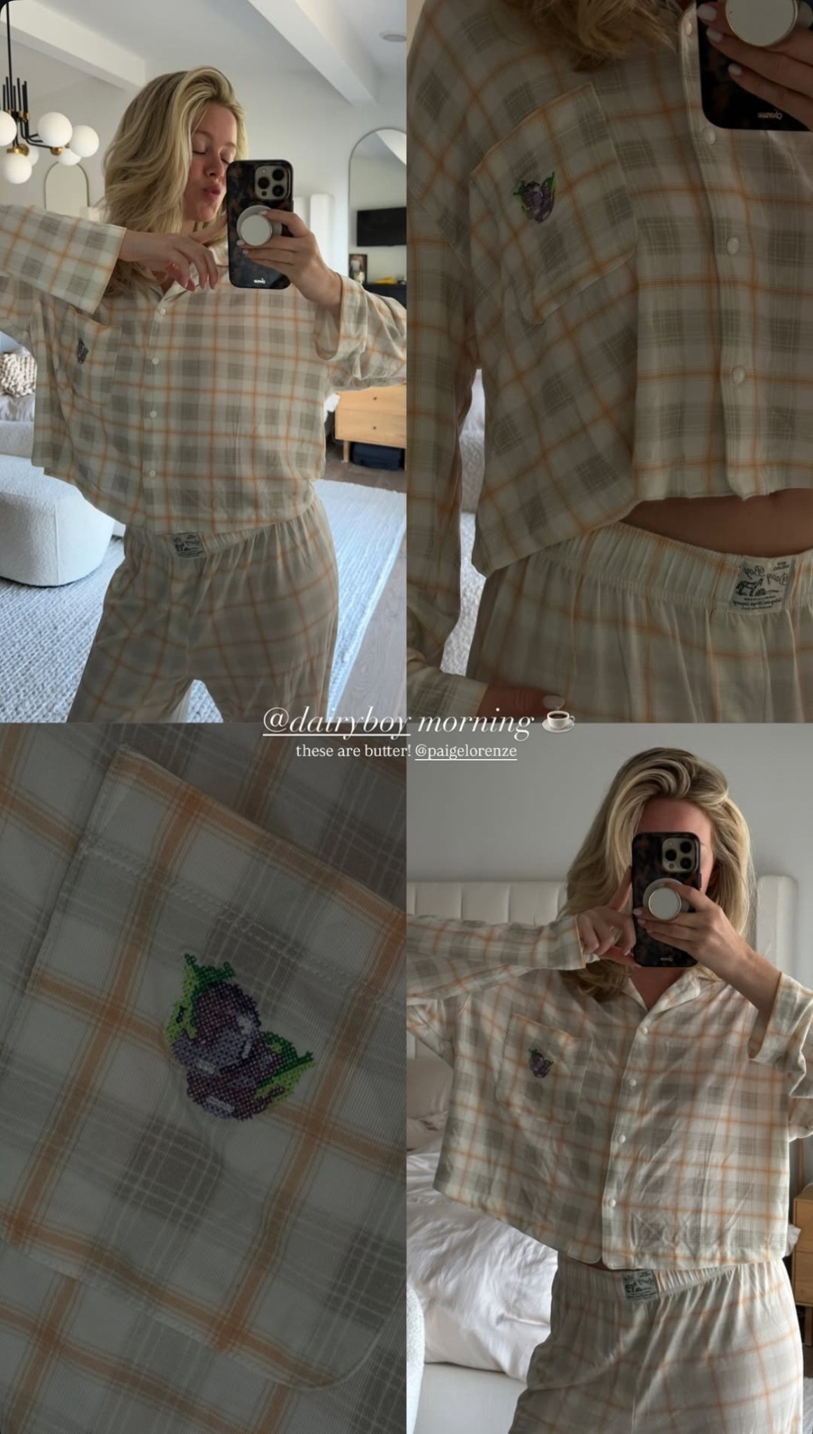 super cute plaid pajamas that feel like butter 🤍

#LTKFindsUnder100 #LTKStyleTip #LTKHome