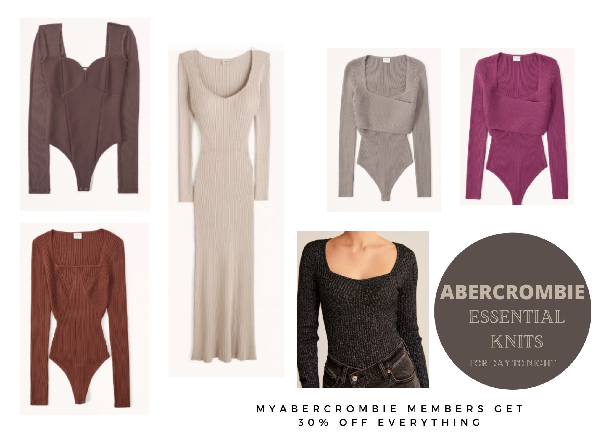 Sweater dresses, sweaters of the best quality knots and basics. Perfect for a holiday outfit or great to gift this holiday season. Now on sale at Abercrombie during their Black Friday cyber sales. 

#LTKHoliday #LTKCyberweek #LTKsalealert