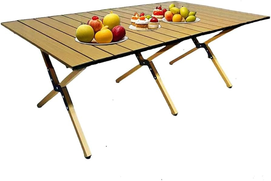 Portable Low Alluminum Roll Up Travel Folding Table for Beach, Camping, & Picnic \u2013 Compact, ... | Amazon (US)
