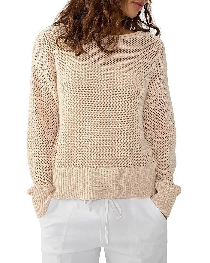 Cotton Open Knit Sweater | Bloomingdale's (US)