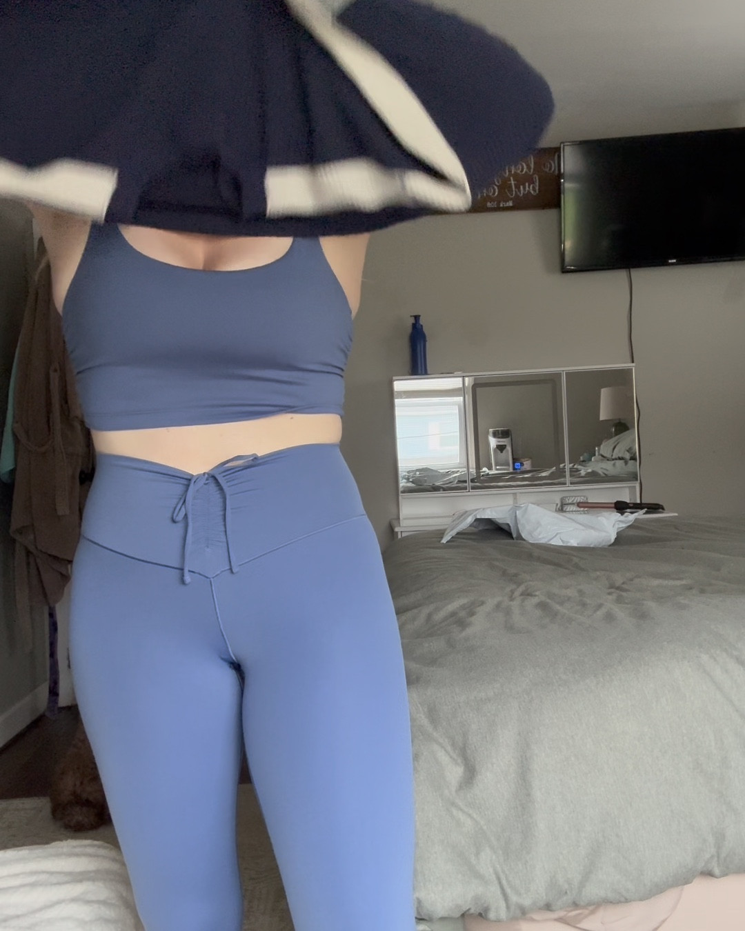 This set is from @Aerie and is perfect for everyday mom life, I consistently wear it to hot yoga and find myself reaching for it in my closet.  The waffle long sleeve is lightweight and perfect to throw on over top! 

Matching set & long sleeve: Size M

#LTKActive #LTKootd #LTKmomlife