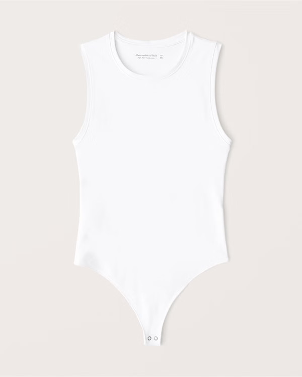 Seamless Crewneck Tank Bodysuit | Abercrombie & Fitch (US)