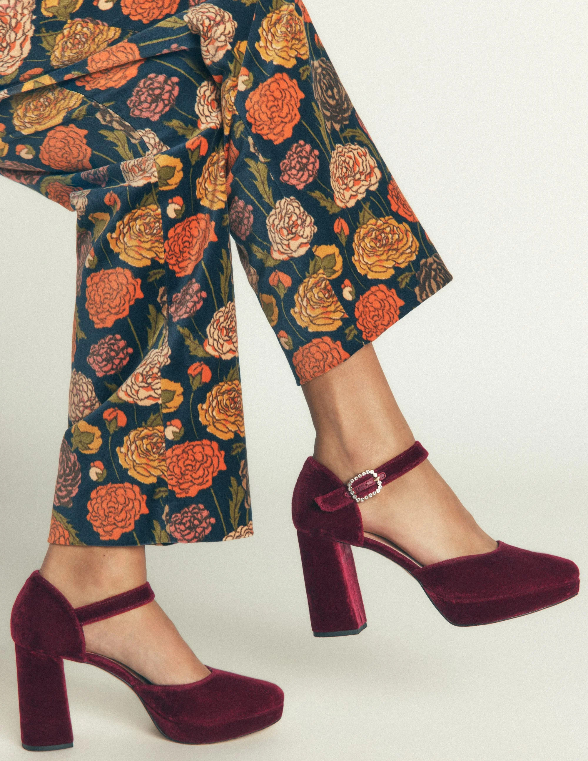 Jewelled Buckle Platform Heels
                    
                      
                      ... | Boden (US)