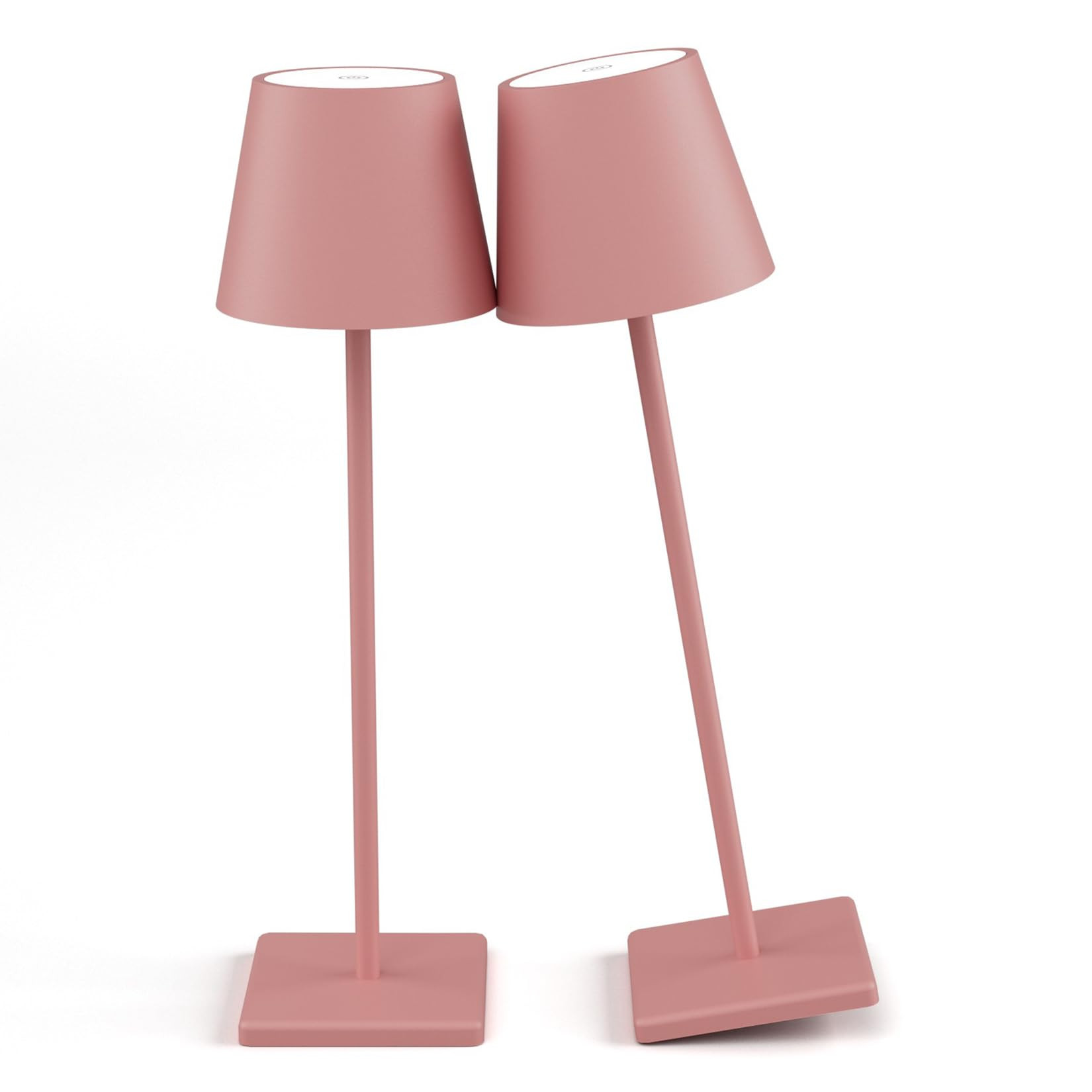 2-Pack LED Cordless Table Lamp, Rechargeable Battery Desk lamp 3W 5500mAh Battery Operated Steple... | Amazon (US)