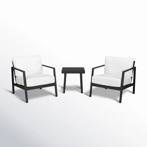Armando 2 - Person Outdoor Seating Group with Sunbrella Cushions | Wayfair North America