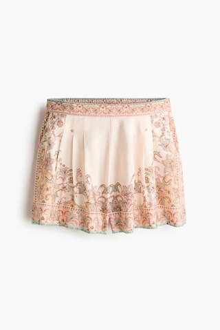 H & M - Pull-On Shorts - Pale Pink/Paisley | H&M (US + CA)