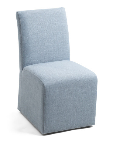35in Cambridge Faux Slipcover Dining Chair | Polyester | Marshalls