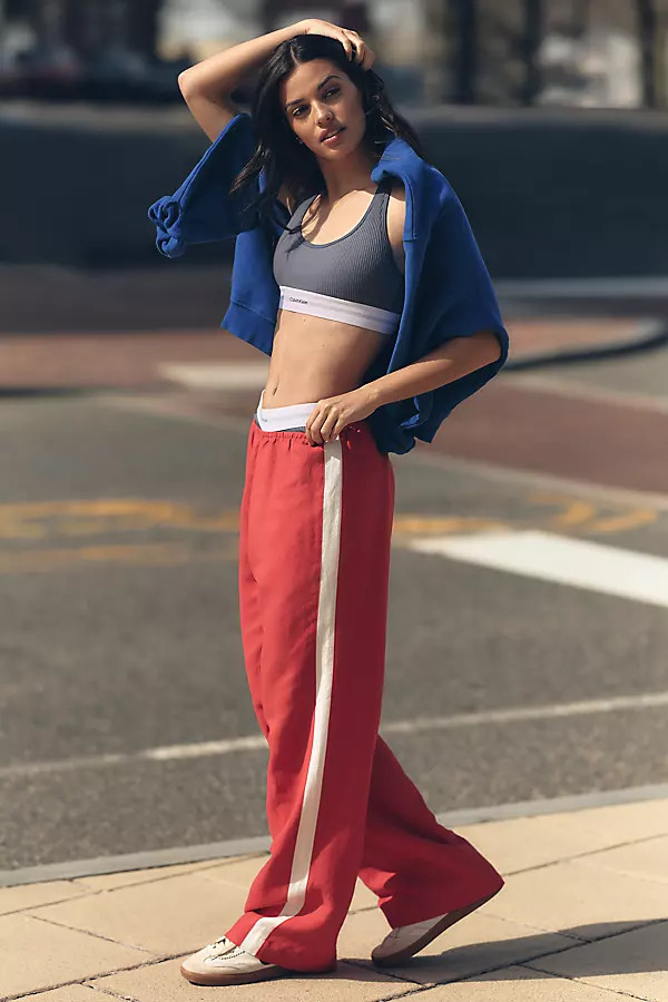 Sanctuary Linen Blend Track Pants | Anthropologie (US)