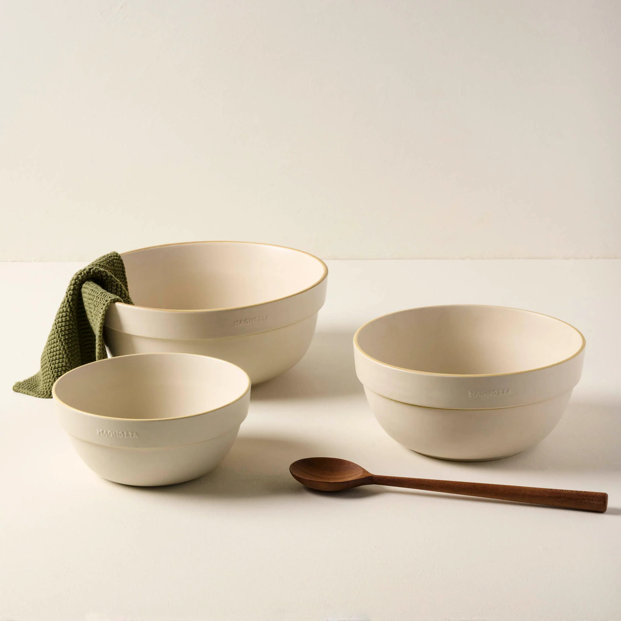 Set of Vintage-Inspired Mixing Bowls | Magnolia