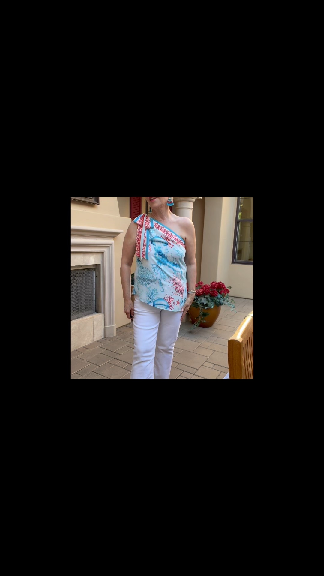 Want the perfect white on white look for date night or out with the girls night? This is it! Take a print one-shoulder top, add white jeans and a white jean jacket. Then a quilted bag, silver sandals, watch, and bangle. You’re ready to go!

#LTKOver40 #LTKFindsUnder50 #LTKStyleTip