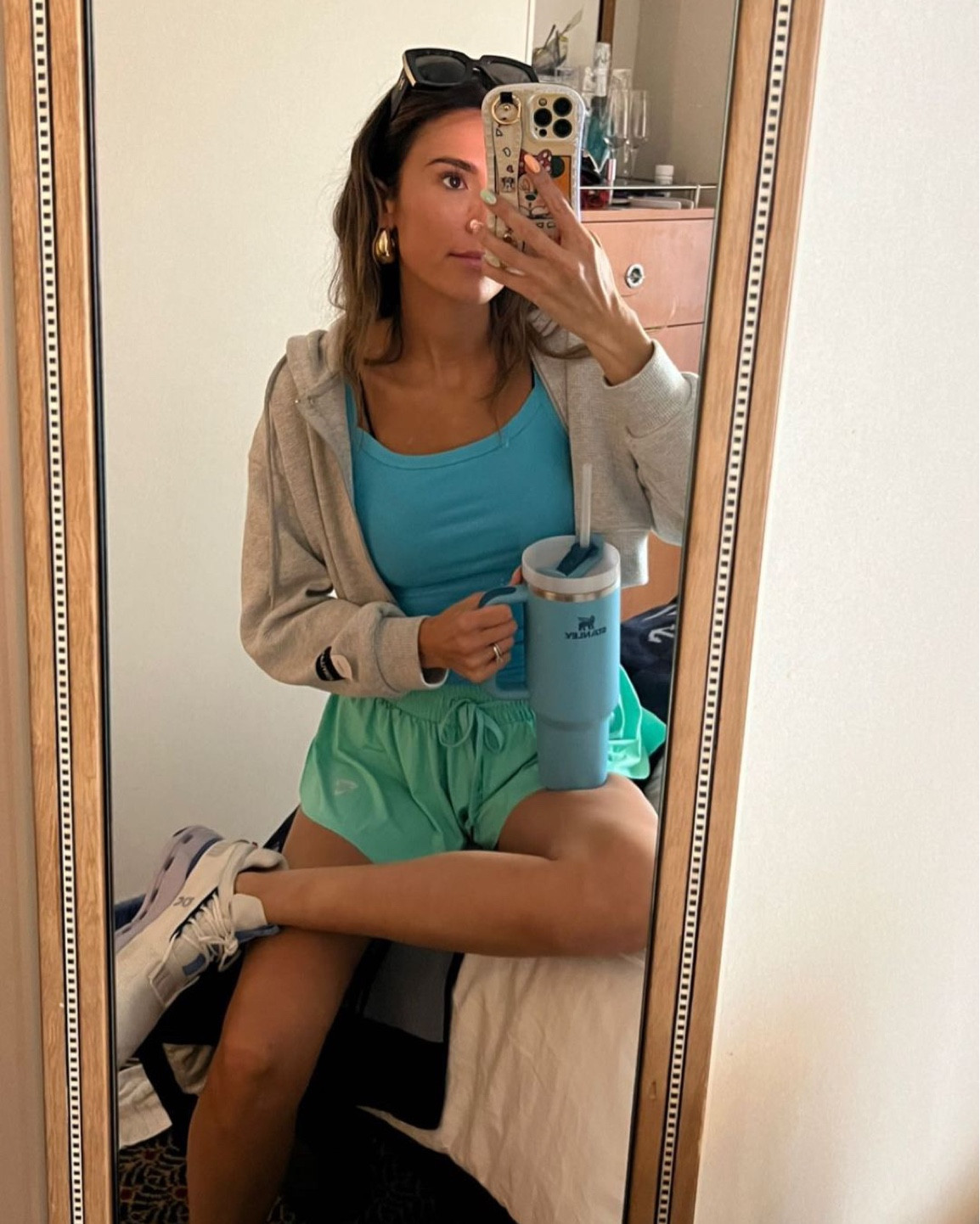 Obsessed with blues lately 💙

These ribbed tanks are so soft and I was SHOCKED at the price. I’m wearing a small but a little tight - I ordered another color in medium. Runs a little small. 🫶🏼

Spring outfit; spring style; athleisure outfit; workout shorts; amazon fashion; Walmart; oncloud sneakers; mom style; Christine Andrew 

#LTKshoecrush #LTKunder50 #LTKstyletip