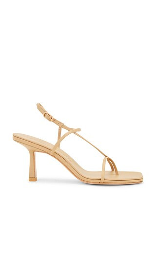 Cross Front 70 Heel in Beige | Revolve Clothing (Global)