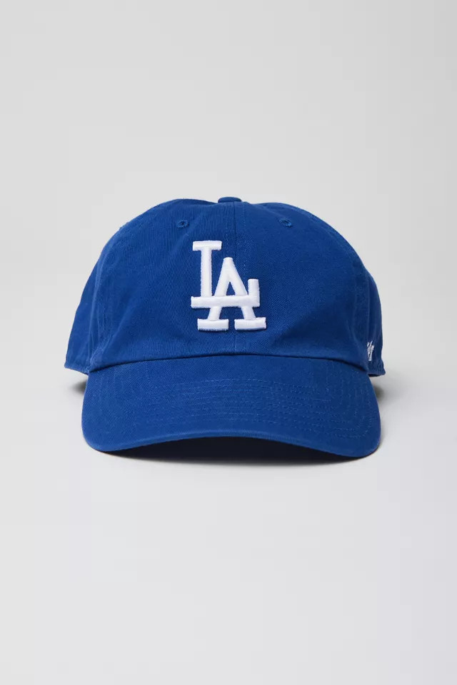 '47 Brand MLB Los Angeles Dodgers Team Logo Clean Up Hat in Neutral at Urban Outfitters | Urban Outfitters (US and RoW)