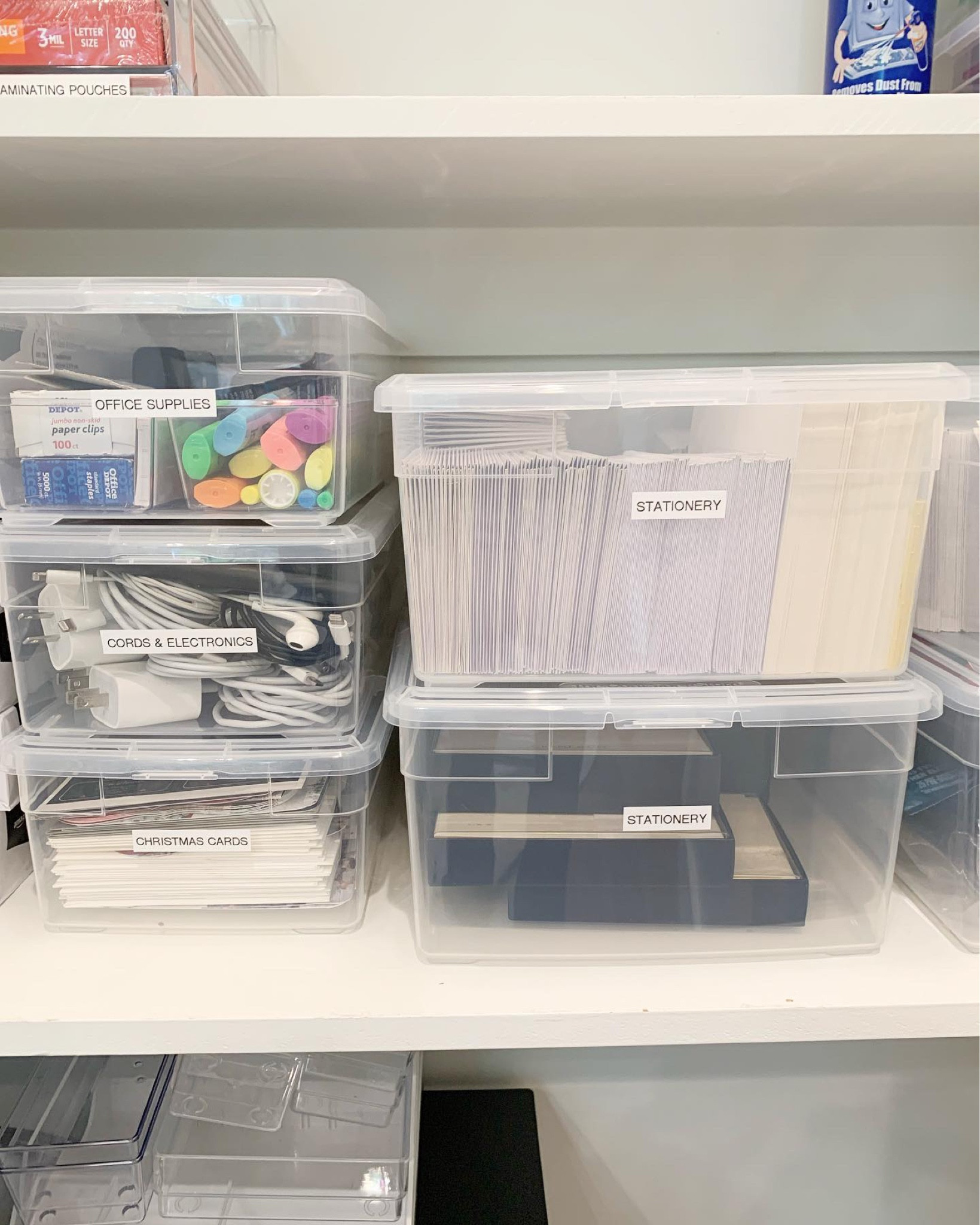 Home office supplies storage and organization. 

#LTKHome #LTKFamily